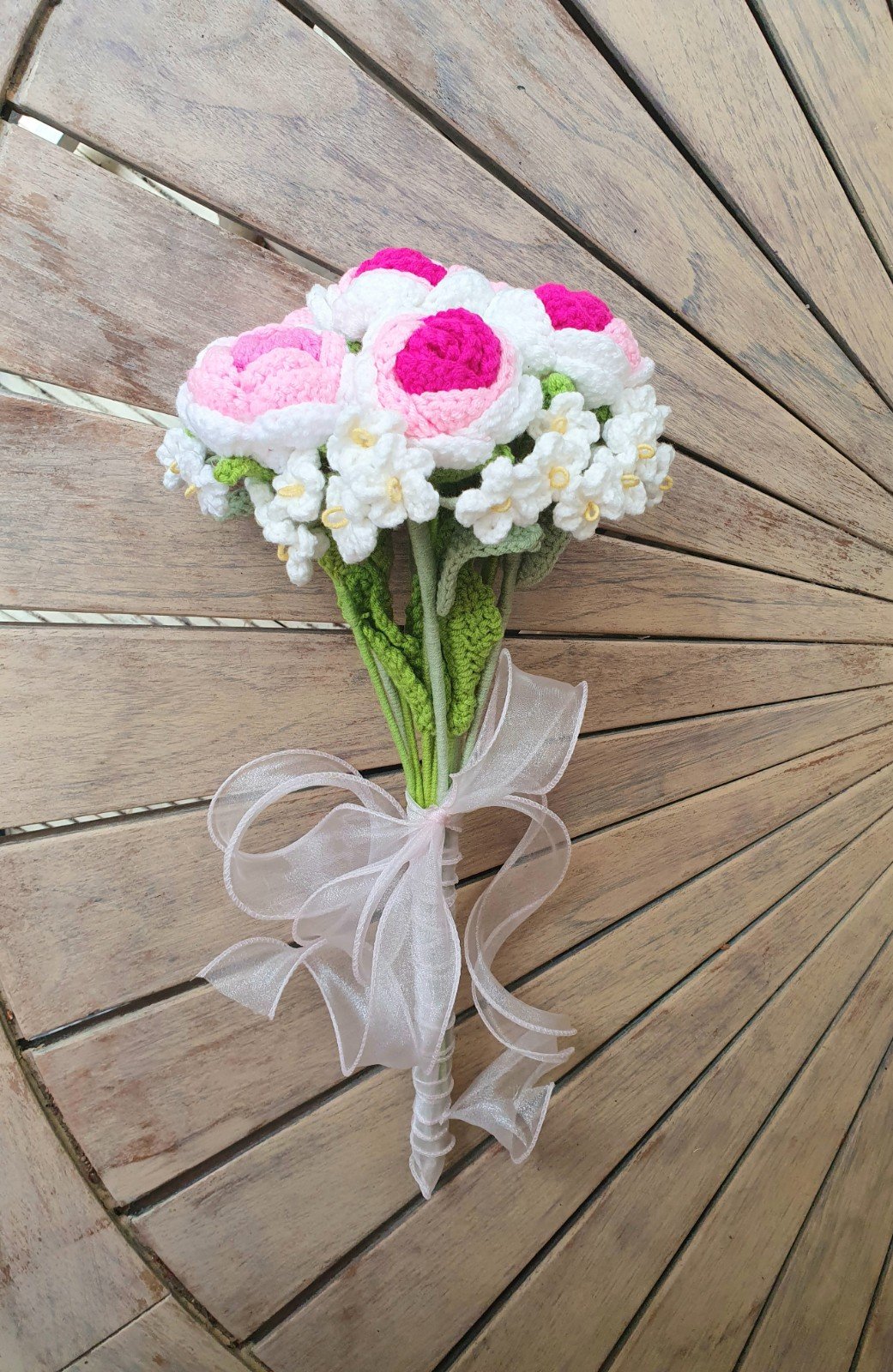 Gehaakt boeket van Dutch Garden Gallery – duurzame bloemen