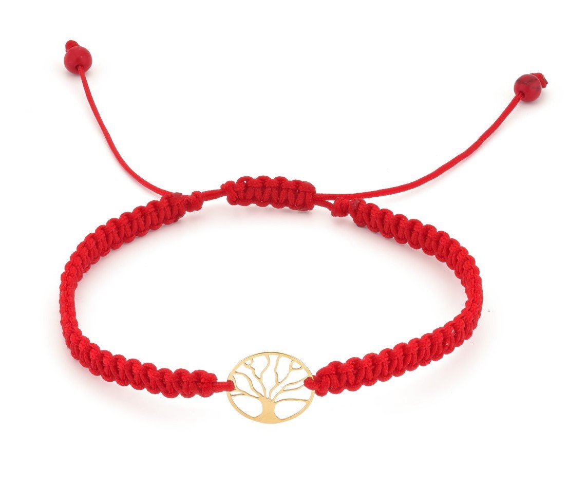 14 karaat geelgouden Levensboom armband - Swan Market | Conceptstore voor Creatieve Kado's