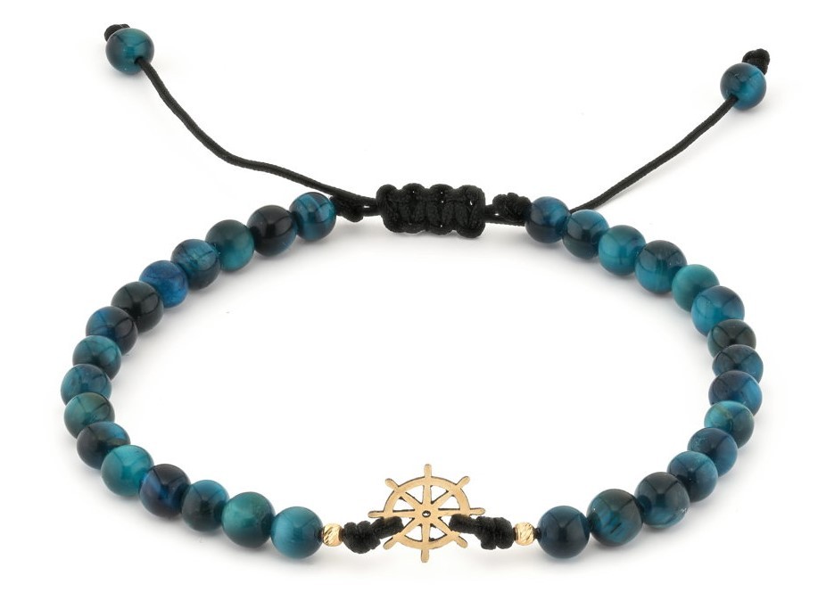 Kralen Mexicaanse Kralen Oog van God Armband, Olijf /Wit - Mexico - België